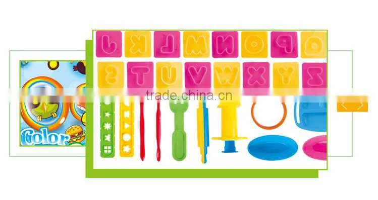 Wholesale kids diy intelligence craft girl play game toys color clay