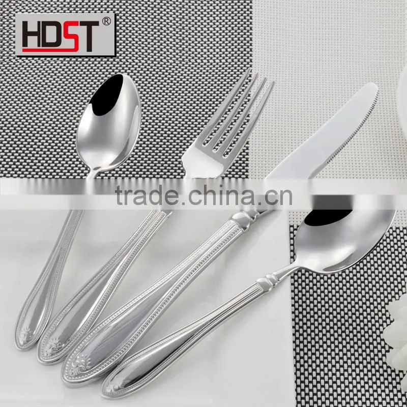 Stainless Steel Type Kitchen flatware;304 stainless steel western food cutlery