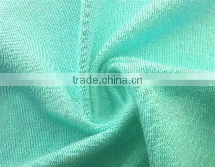 single jersey cotton fabric for men's undershirt stretch fabric