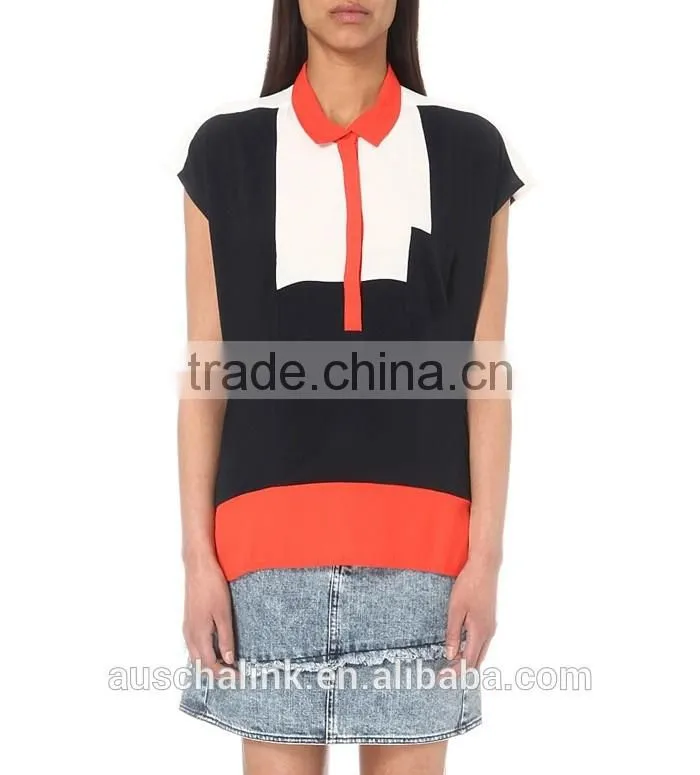 2016 new design women sport polo shirt customized factory price