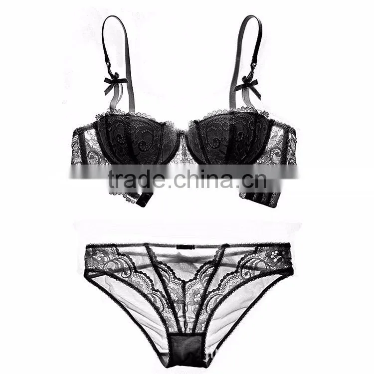 Beautiful design sexy sponge bra and panty