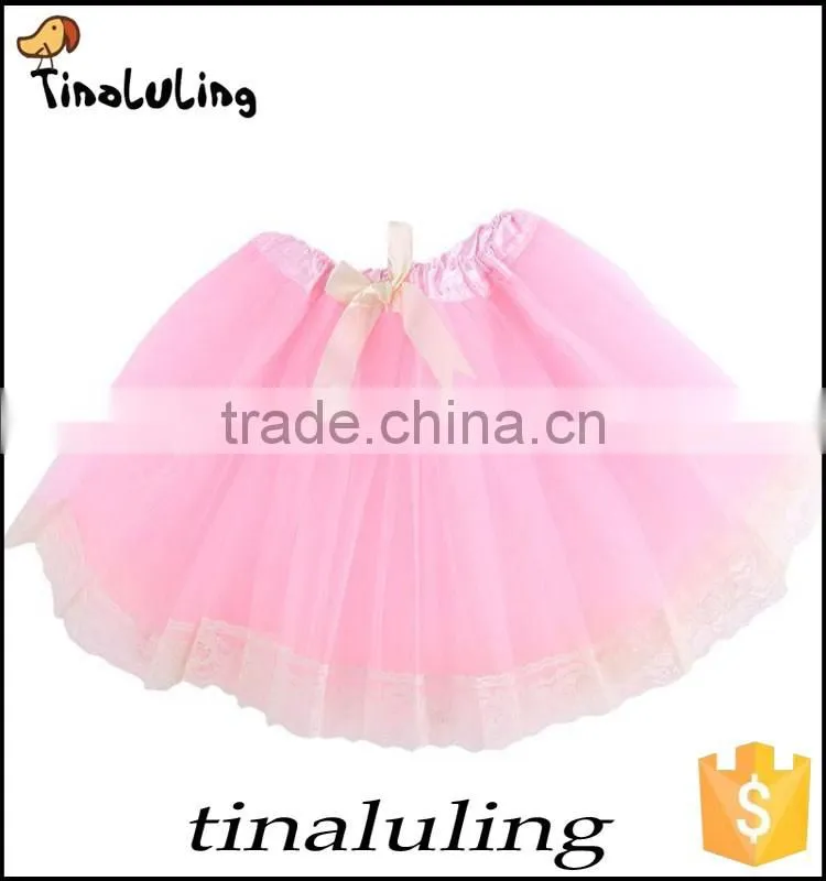 fashion new baby girls cream lace pettiskirts kids tutu skirts for 2-8 years fluffy tutus