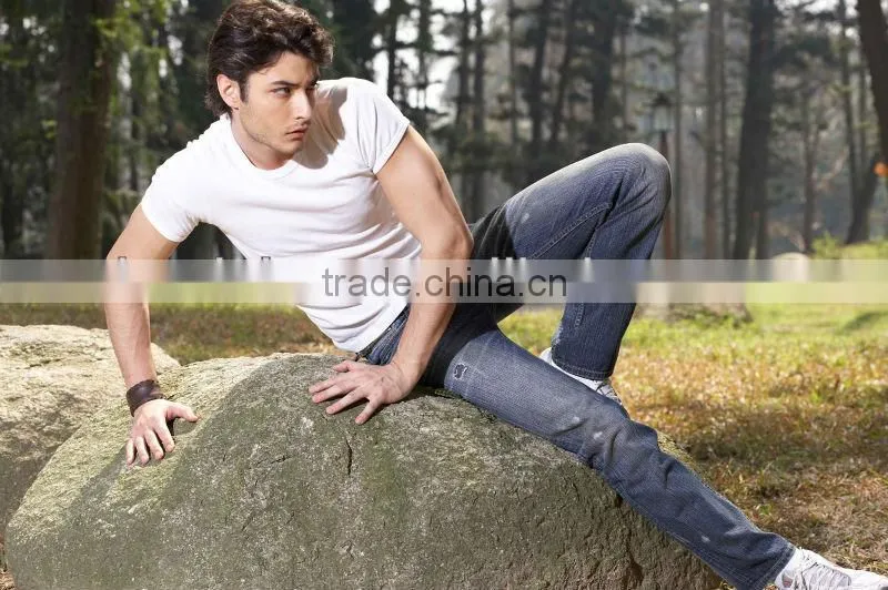 100% cotton high quality men's denim jeans