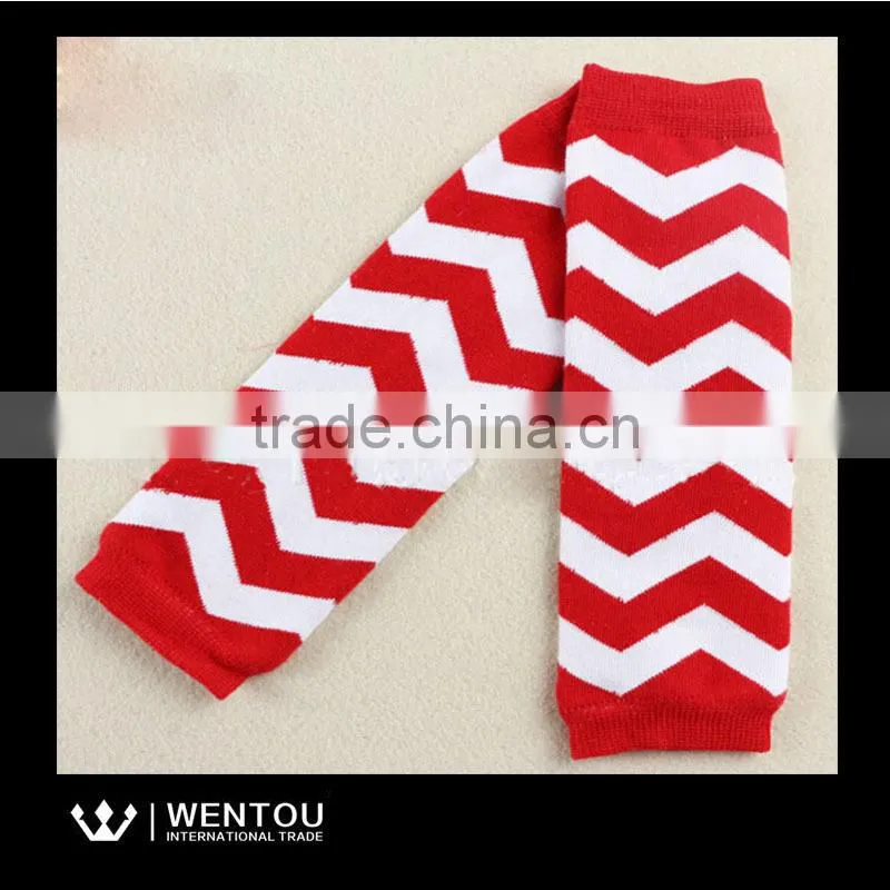 Personalized Cotton Baby Socks Chevron Leg Warmer For Children