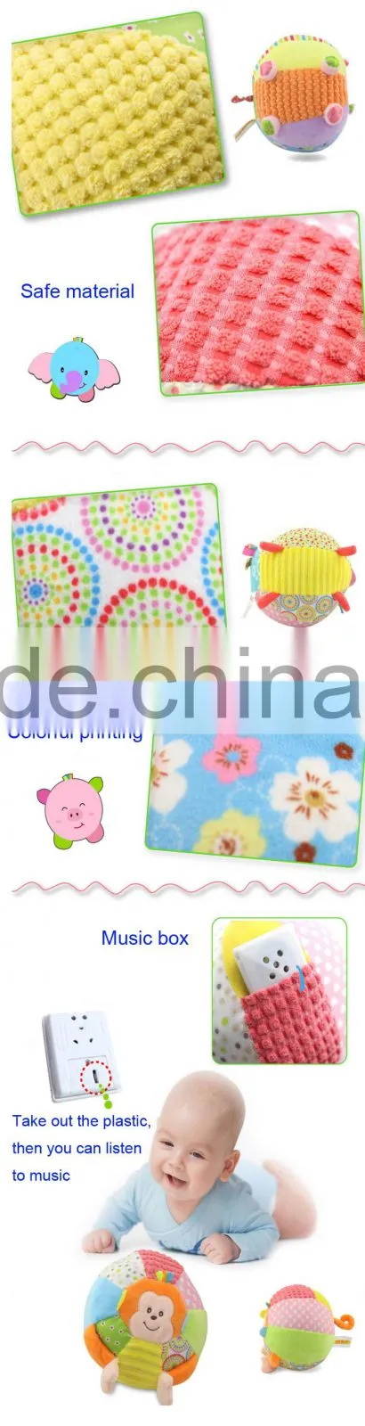 Good quality plush toys for babies and dogs