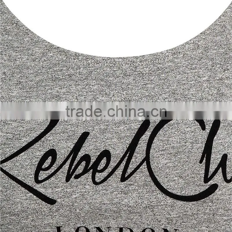 new!womens urban sportswear flocking printing crop tops/t shirt