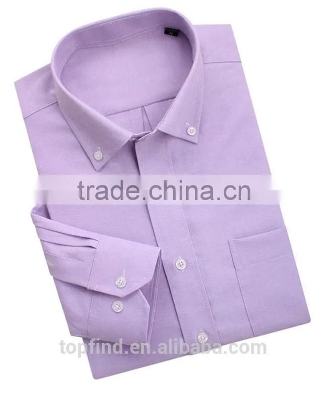 Fashion classic long sleeve popular brand oxford man shirts