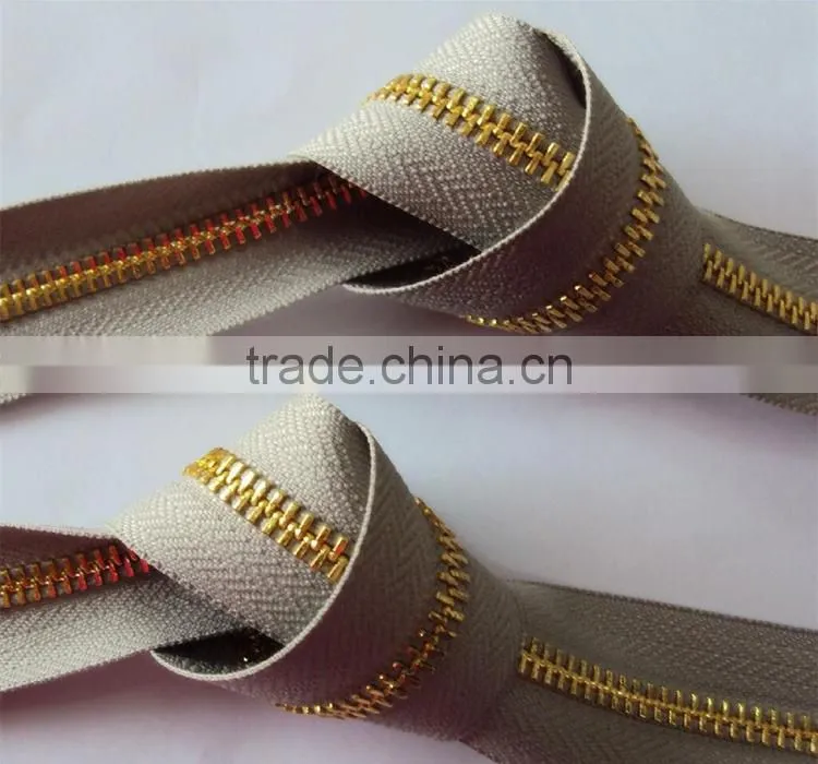 Industrial Metal Zipper Long Chain