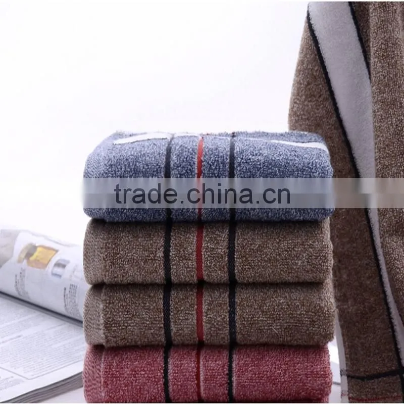 Colorful striped hand towel