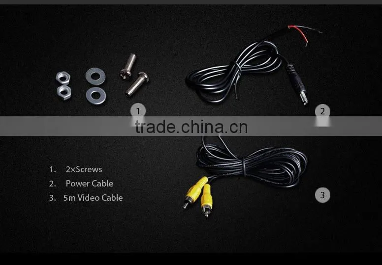 Color Nightvision Waterproof Rearview Camera CMOS Truck Bus Rear View System
