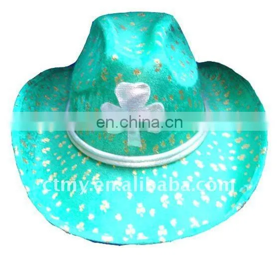 promotion st.patrick's day top hat/cap