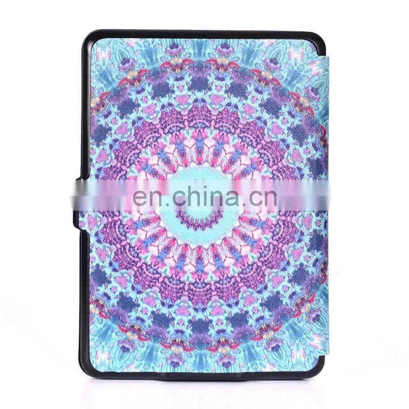 For Amazon Kindle Paperwhite 1/2/3 flip leather case, Magnet Smart Customized Case with Pattern for Amazon Kindle Paperwhite