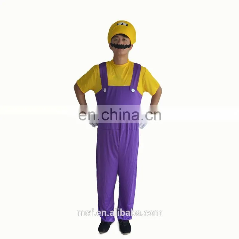 Wholesale 2017 new products funny cosplay super mario game costumes cute mushroom prince costumes for halloween MCH-2429