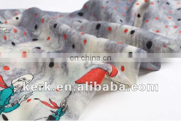 Women's scarf 100% Wool Pashmina Cashmere Shawl/Wrap Floral Scarves Shawls