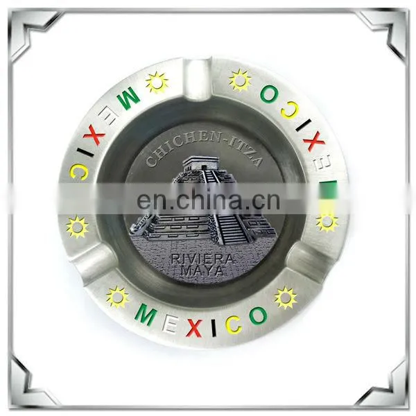 custom tourist souvenir ashtray,metal unique cool ashtray