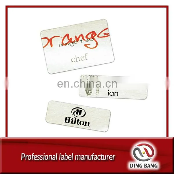 DB cardboard name tags
