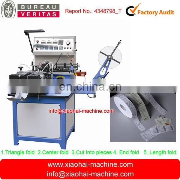 Computerized Woven Label Machine Bottles Packaging Type