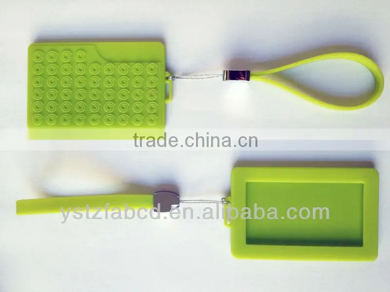 Silicone Luggage Tag with heart shape design