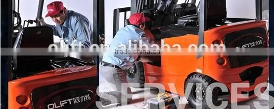 1 ton Olift electric three wheels forklift