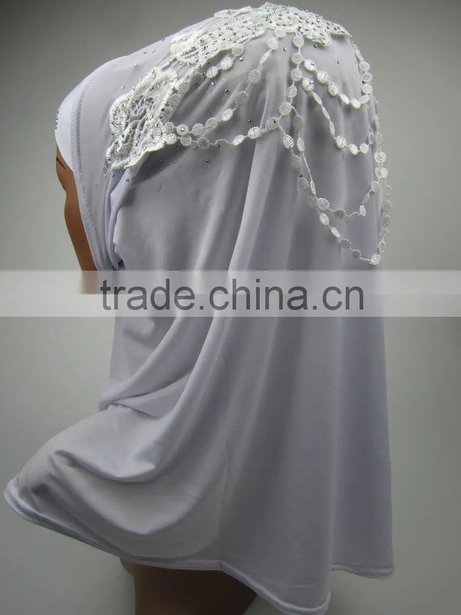 Fashion Applique HIJAB 12colors islamic Merly adult headscarf shawl