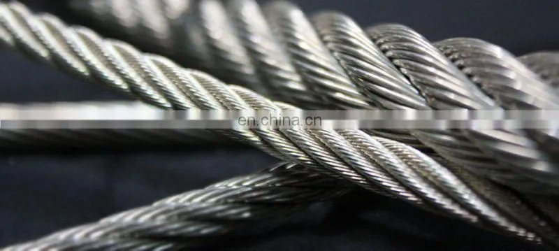 Stainless Steel Wire Rope Line For Fishery Lifting Steel Wire Rope Pakistan Price