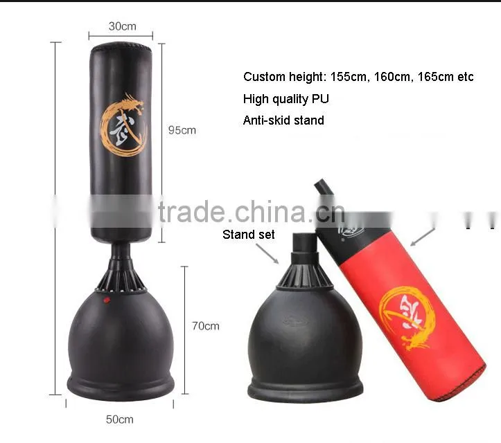 Free standing boxing bag for training