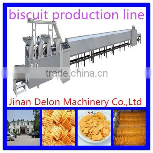 2013 hot baked dry automatic biscuit machine