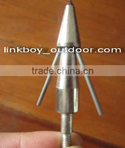 Linkboy classical bowfishing point 37g /w thread and socket OD 10mm