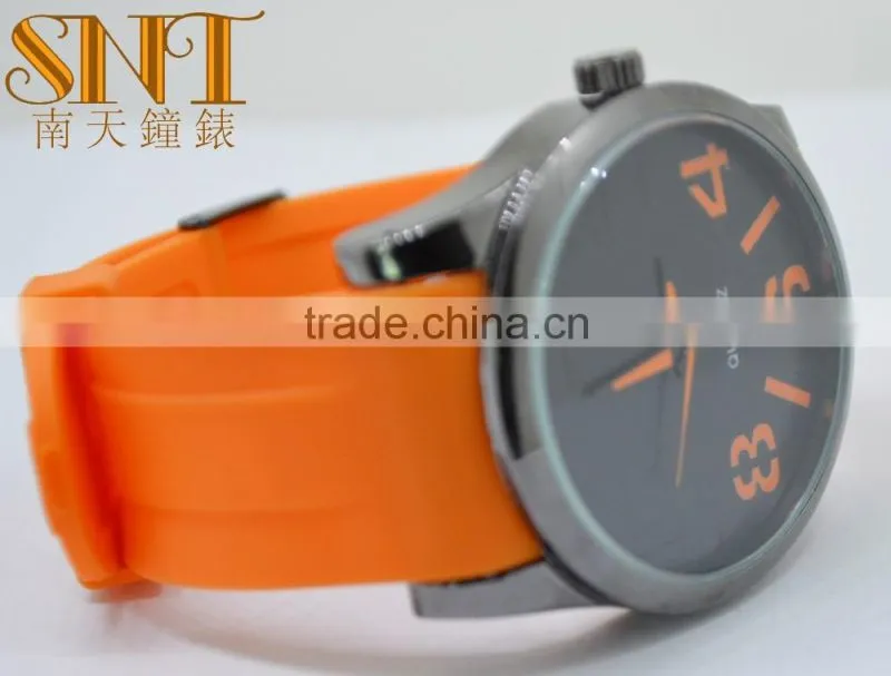 Promotion quartz watch with plastic strap