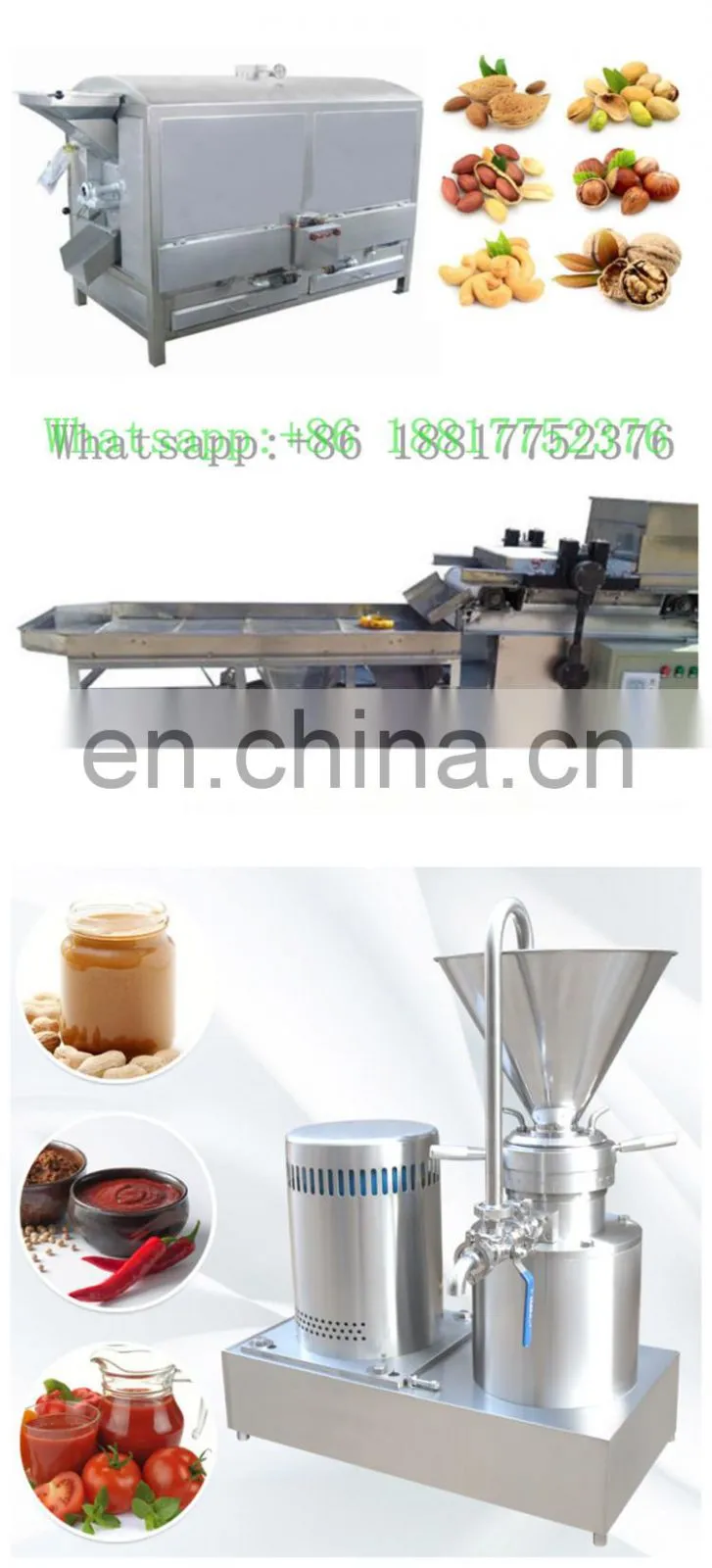 automatic sesame butter processing machine