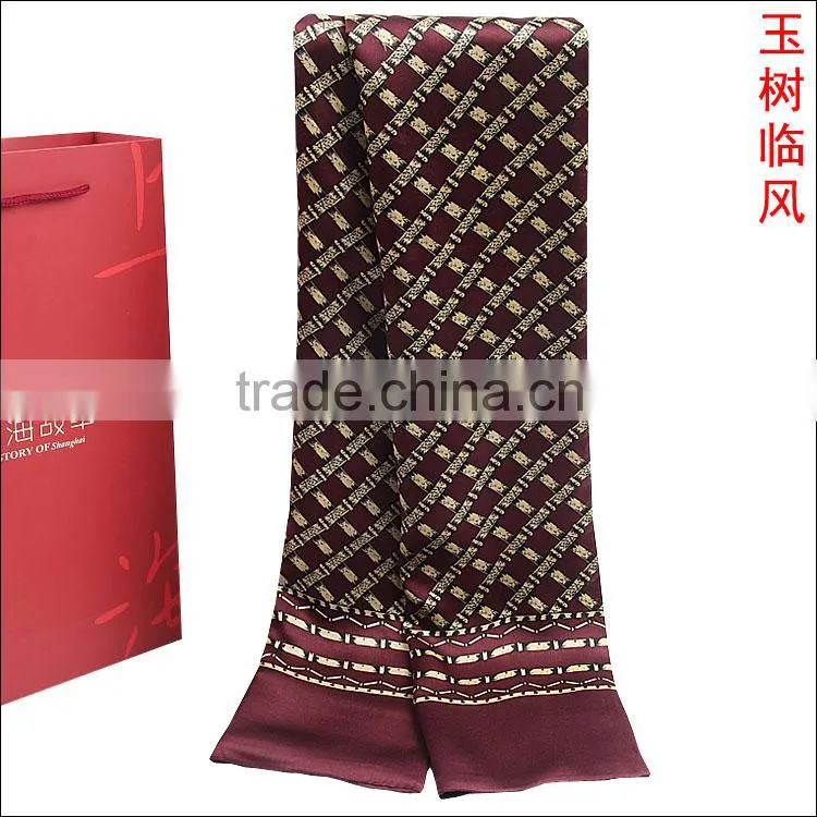 Indian men long scarf silk scarf