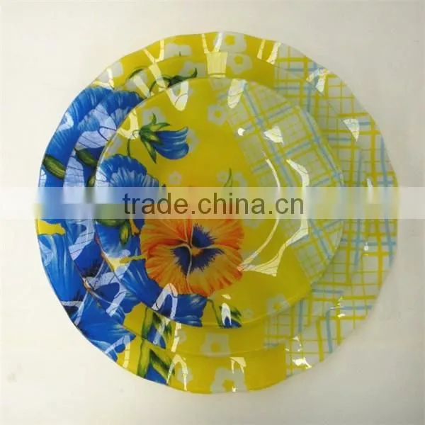 round dinner plates for restaurant