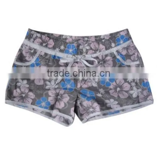 Popular Quick Dry Men's Slim Fit Board shorts with Flames