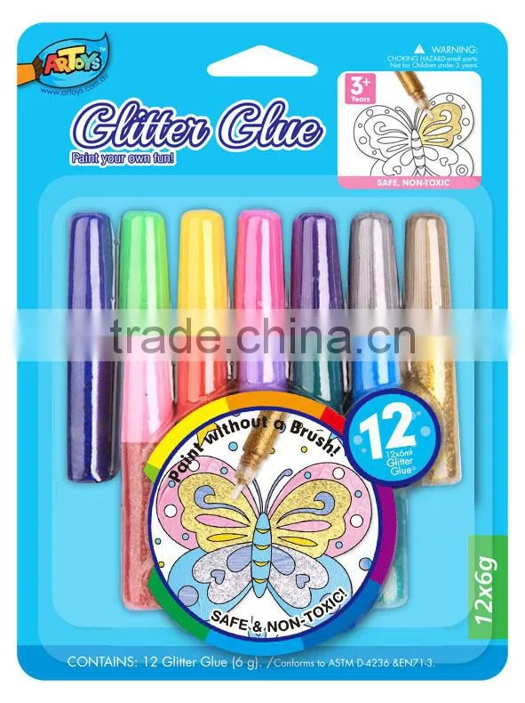12 Glitter Glue