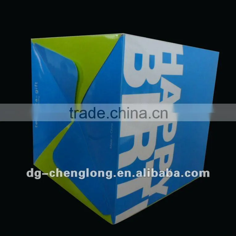 Fashion PP transparent display promotinal box