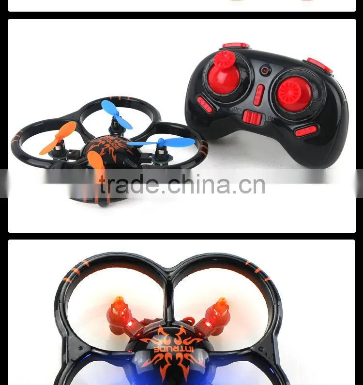 2014 new product micro quad copter U207 2.4G 6-axis the smallest rc quadcopter mini drone