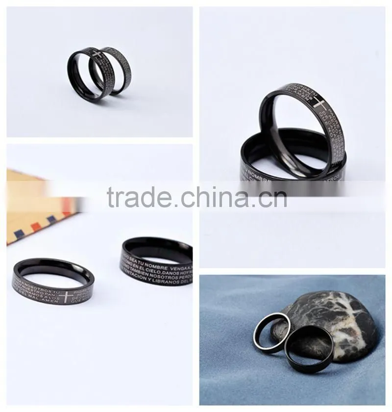 alibaba website online shopping birthday gift rings Arabic black rings
