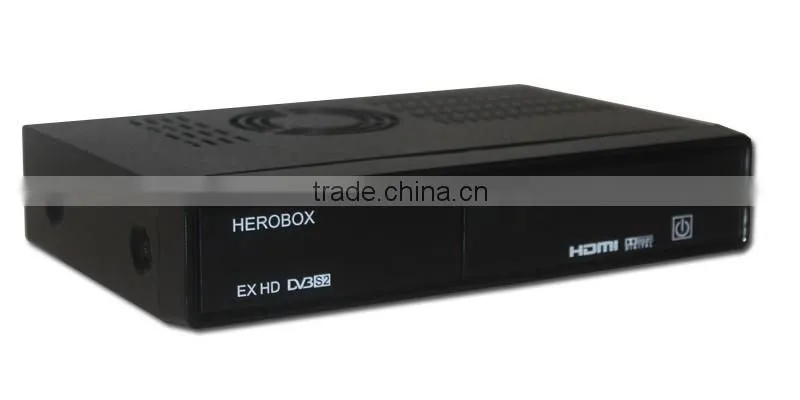 enigma2 HEROBOX EX HD BCM7358 satellite receiver dvb s2 set top box solo pro v3