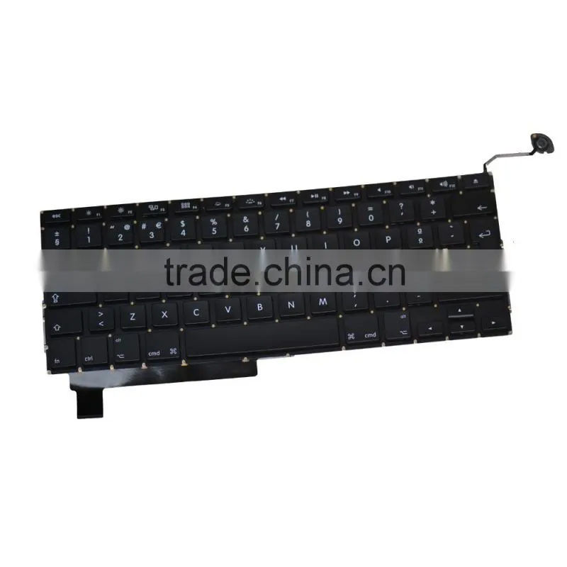 Factory Price Portuguese keyboard Replacement For Laptop Macbook Pro A1286 2008-2012