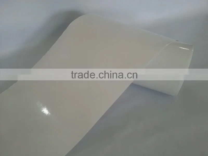 glossy coated PVC film surface self adhesive sticker