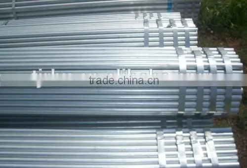 round galvanized steel pipe for building green house and fencing