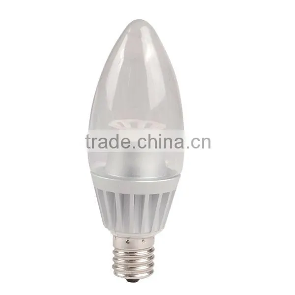 candle light bulb 4W COB led 350lm