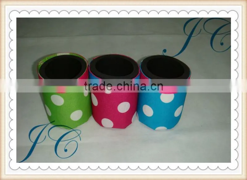 Portable colorful Neoprene Cup Sleeve,Keep water bottle cooler for advertising