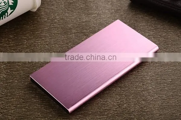 factory supplier 5000mah portable mobile phone power bank
