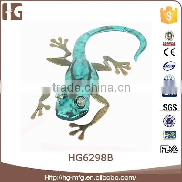 Fashion Gecko Craft Metal Wall Decoration