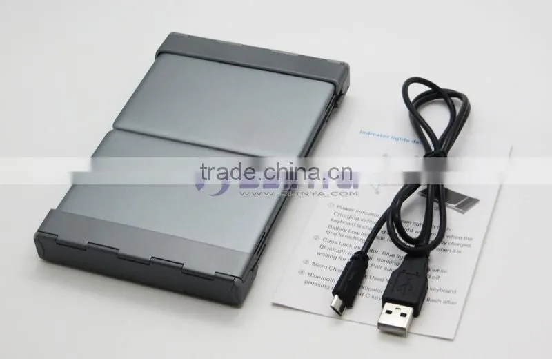 Folding Mini Ultra-thin WirelessBluetooth Keyboard For Smartphone Tablet PC Compatible with iOS Android Window System