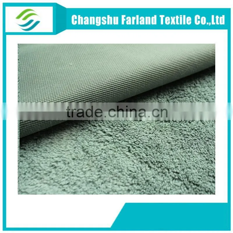 suzhou factory sale soft long pile plush fabric textile