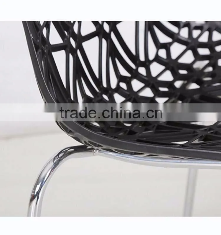 Hollow Personality Design Plastic Chairs Colored Home Goods Grid Office Chair