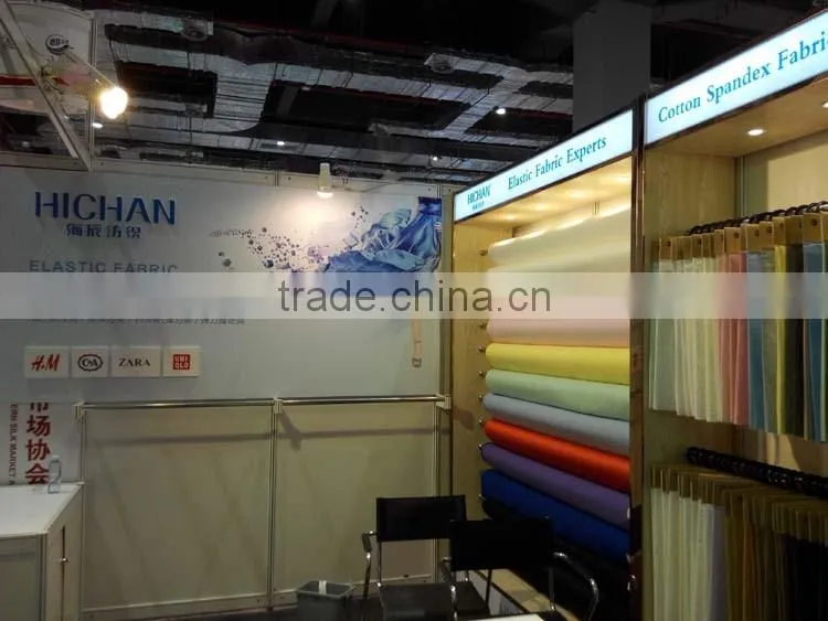 4 way strech polyester rayon spandex blend fabric handfeel softextile for garment using