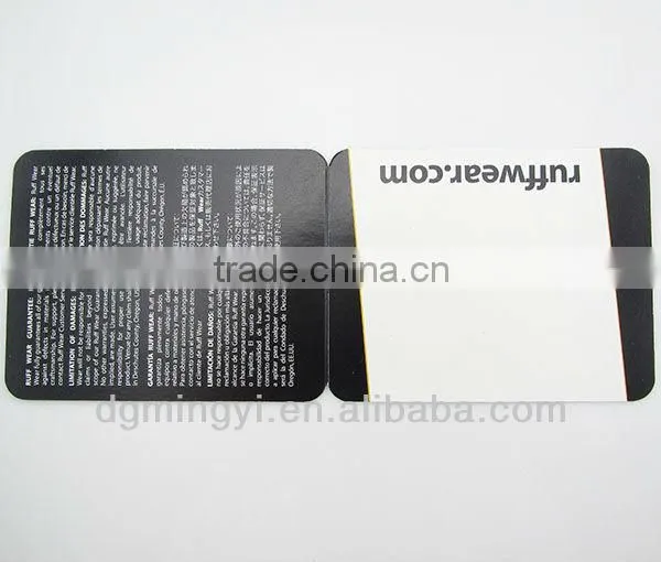 round corner folded paper cards